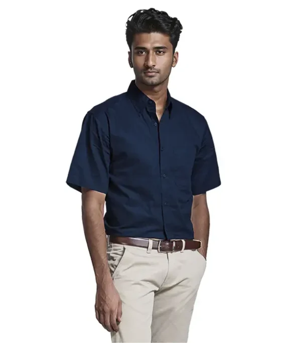 Brushed Cotton Twill Lounge Short Sleeve Mens(LO-TWILL)